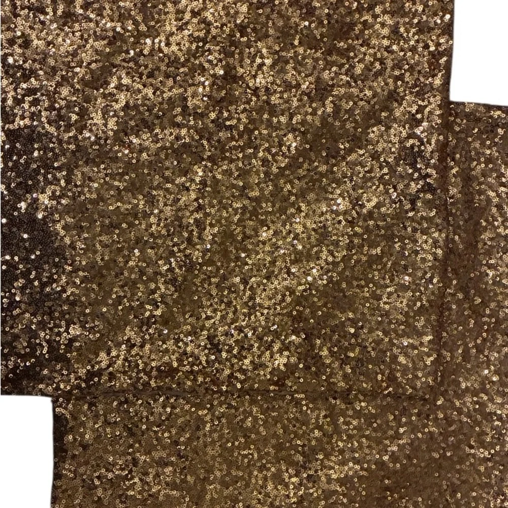 Gold Sequin Throw Pillows